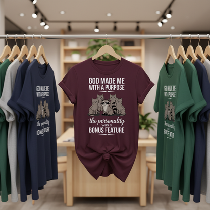 Purpose and Personality T-Shirt_boutique_rack