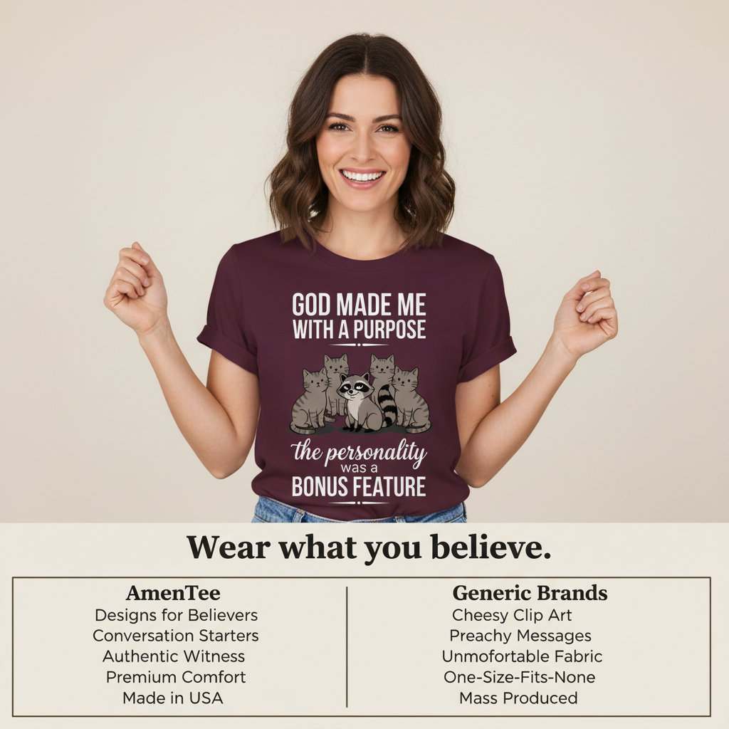Purpose and Personality T-Shirt_product_table