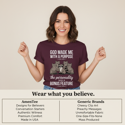 Purpose and Personality T-Shirt_product_table