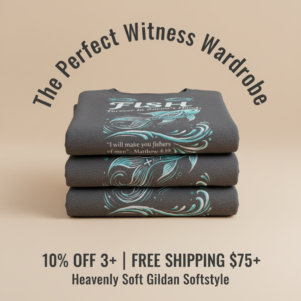 FISH - Forever in Savior’s Hands T-Shirt_stacked_promotion