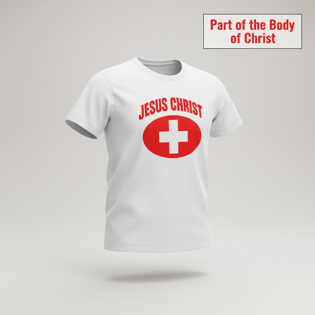 Jesus Christ Heals T-Shirt_3d_float
