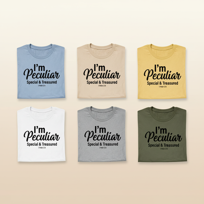 I'm Peculiar T-Shirt_6color_grid
