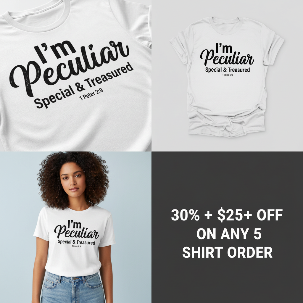 I'm Peculiar T-Shirt_4_panel