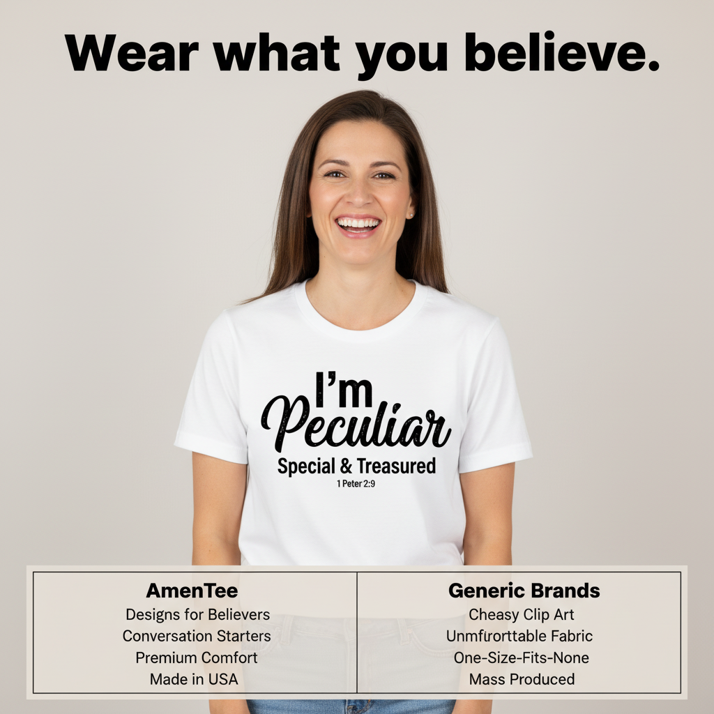 I'm Peculiar T-Shirt_product_table