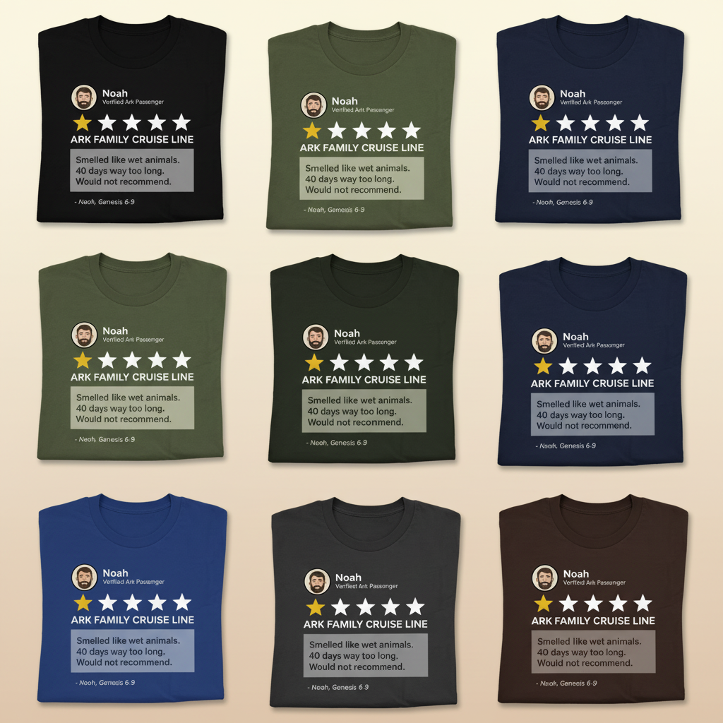 Ark Family Cruise Line T-Shirt_6color_grid