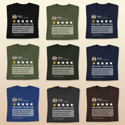 Ark Family Cruise Line T-Shirt_6color_grid