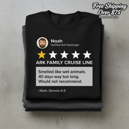 Ark Family Cruise Line T-Shirt_stacked_flatlay