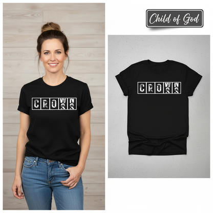Cross & Crowns T-Shirt_model_flat