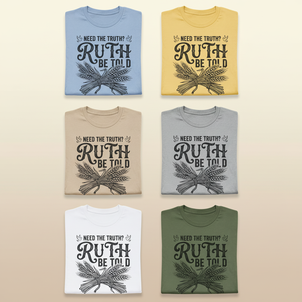 Ruth Be Told T-Shirt_6color_grid