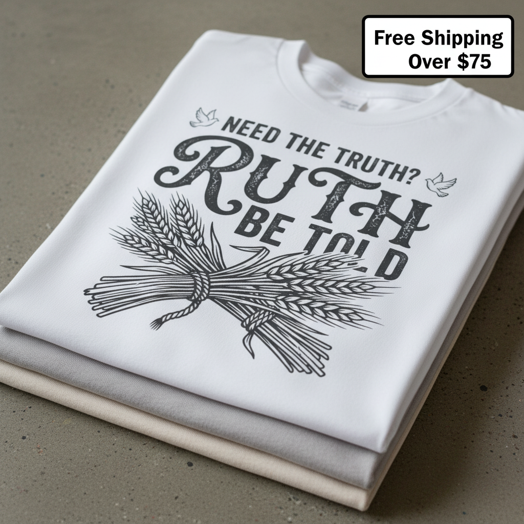 Ruth Be Told T-Shirt_stacked_flatlay