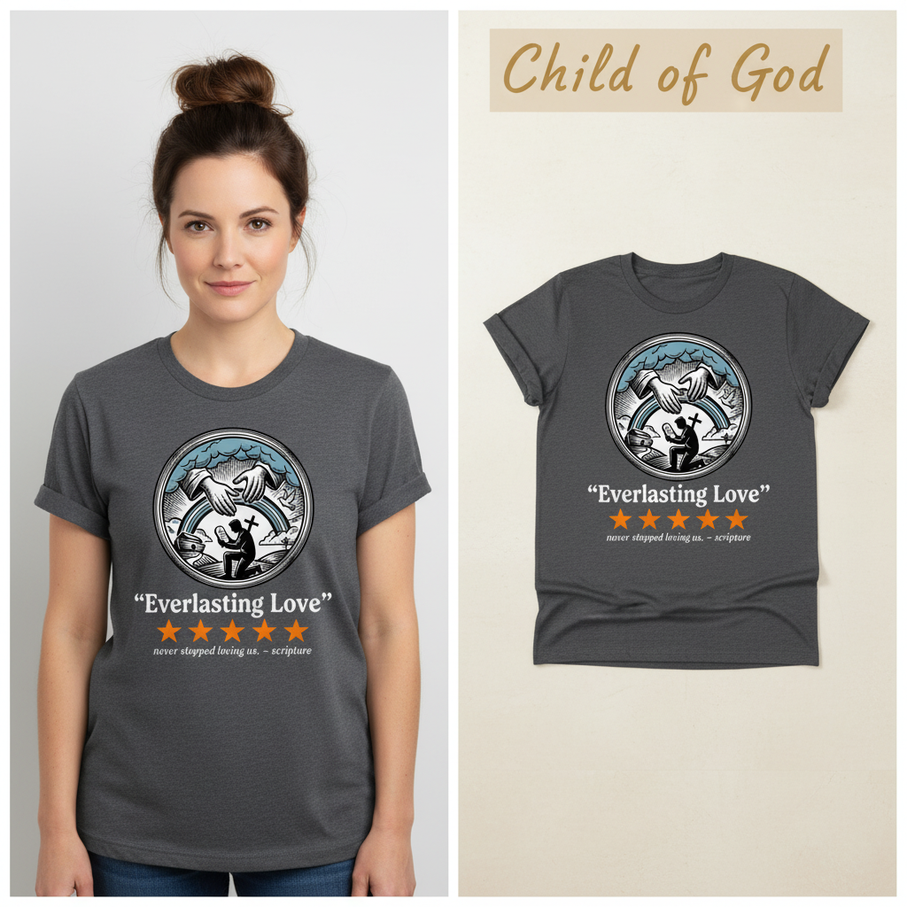 Everlasting Love T-Shirt_model_flat