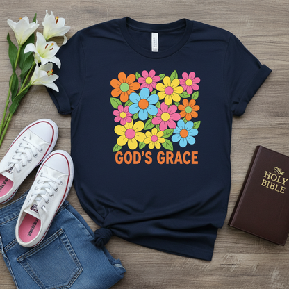 God's Grace Bloom T-Shirt_dual_model_life