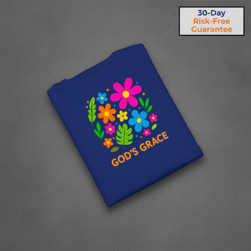 God's Grace Bloom T-Shirt_fold_tilt