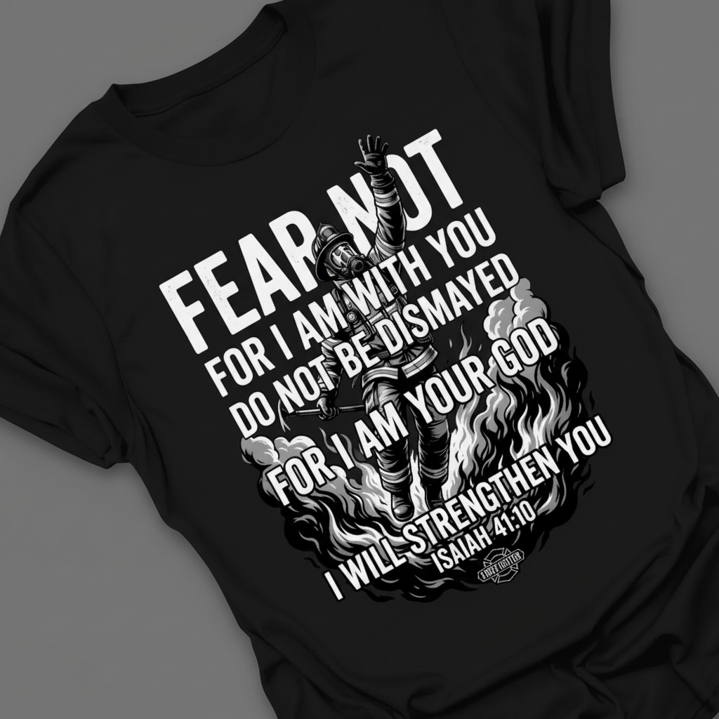 Fear Not Firefighter T-Shirt_extreme_za