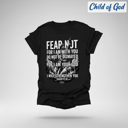 Fear Not Firefighter T-Shirt_3d_float