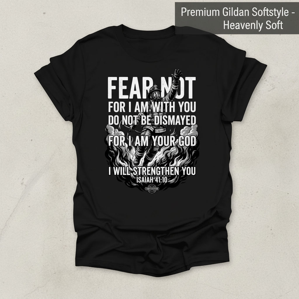 Fear Not Firefighter T-Shirt_clean
