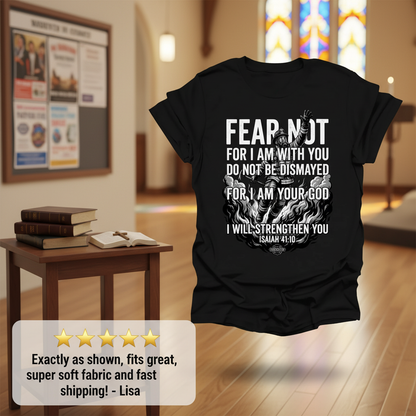 Fear Not Firefighter T-Shirt_review_5star