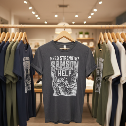 Samson Strength T-Shirt_boutique_rack