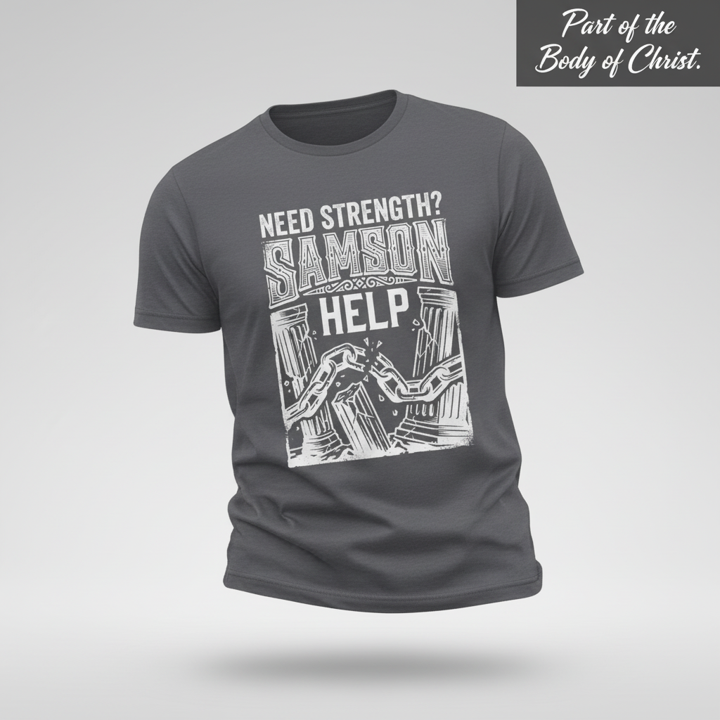 Samson Strength T-Shirt_3d_float