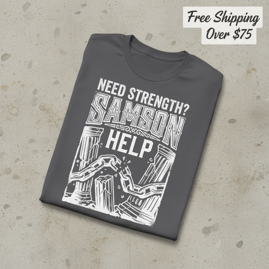 Samson Strength T-Shirt_fold_tilt