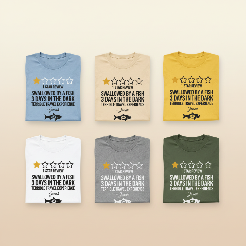 One Star Jonah T-Shirt_6color_grid