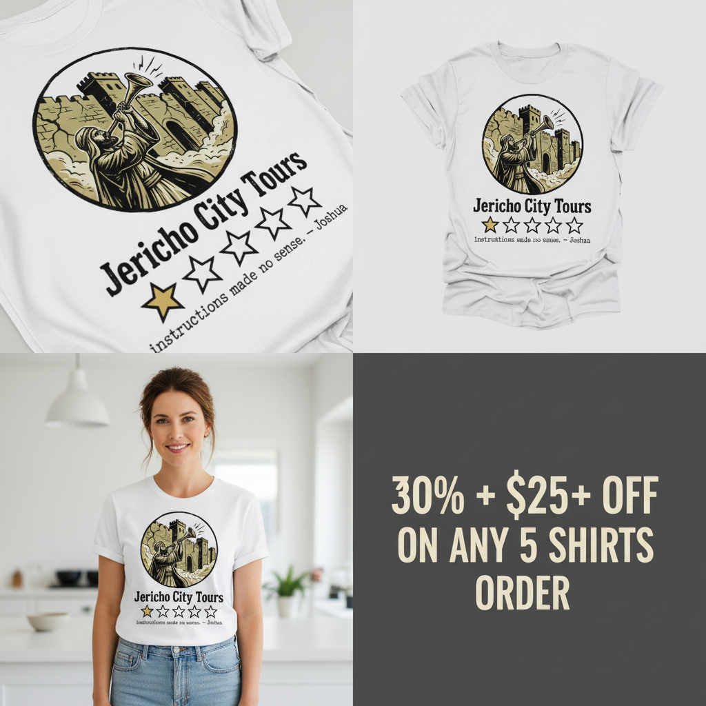 Jericho City Tours T-Shirt_4_panel