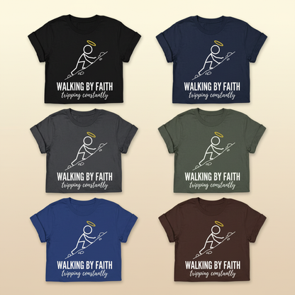 Walking by Faith T-Shirt_6color_grid