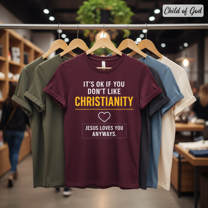 Jesus Loves You Anyway T-Shirt_boutique_rack