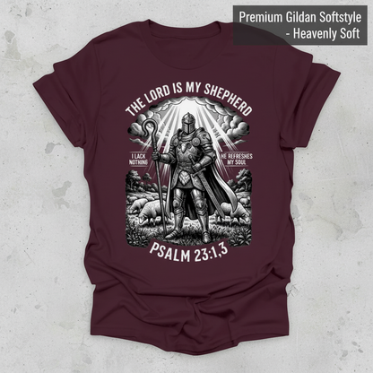 The Lord Is My Shepherd Warrior T-Shirt_clean