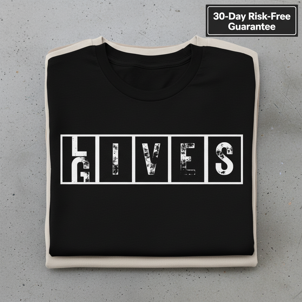 He Gives Lives T-Shirt_stacked_flatlay