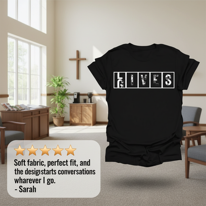 He Gives Lives T-Shirt_review_5star