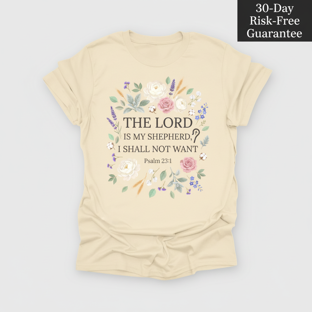 The Lord Is My Shepherd T-Shirt_clean