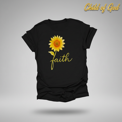 Sunflower Faith T-Shirt_3d_float