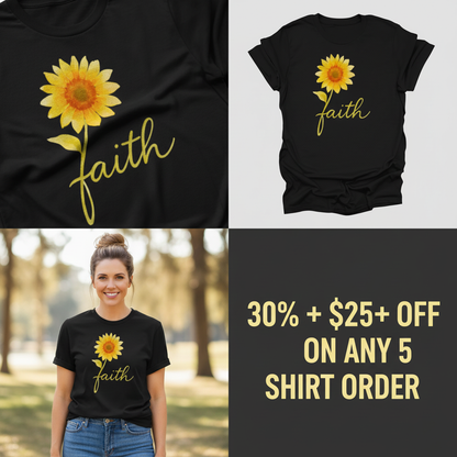 Sunflower Faith T-Shirt_4_panel