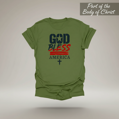 God Bless America T-Shirt_3d_float