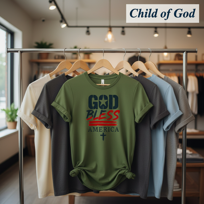 God Bless America T-Shirt_boutique_rack