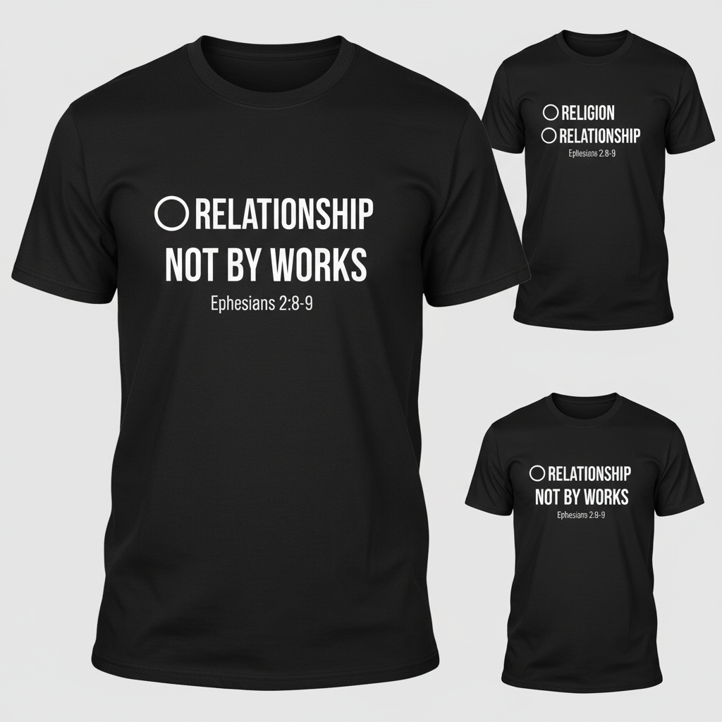 Relationship Over Religion T-Shirt_triple_model