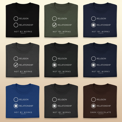 Relationship Over Religion T-Shirt_6color_grid