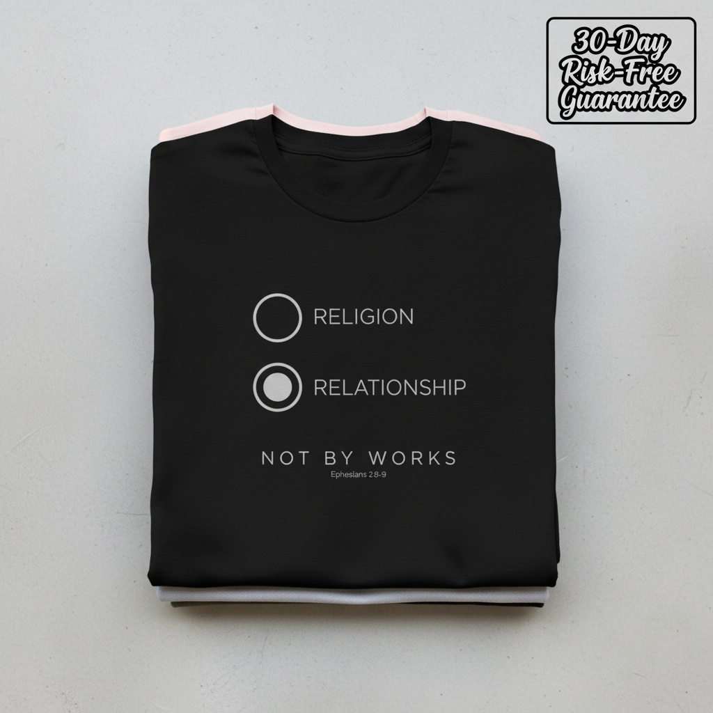 Relationship Over Religion T-Shirt_stacked_flatlay