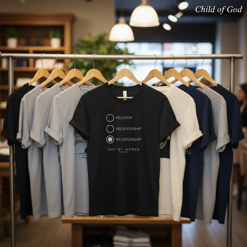 Relationship Over Religion T-Shirt_boutique_rack