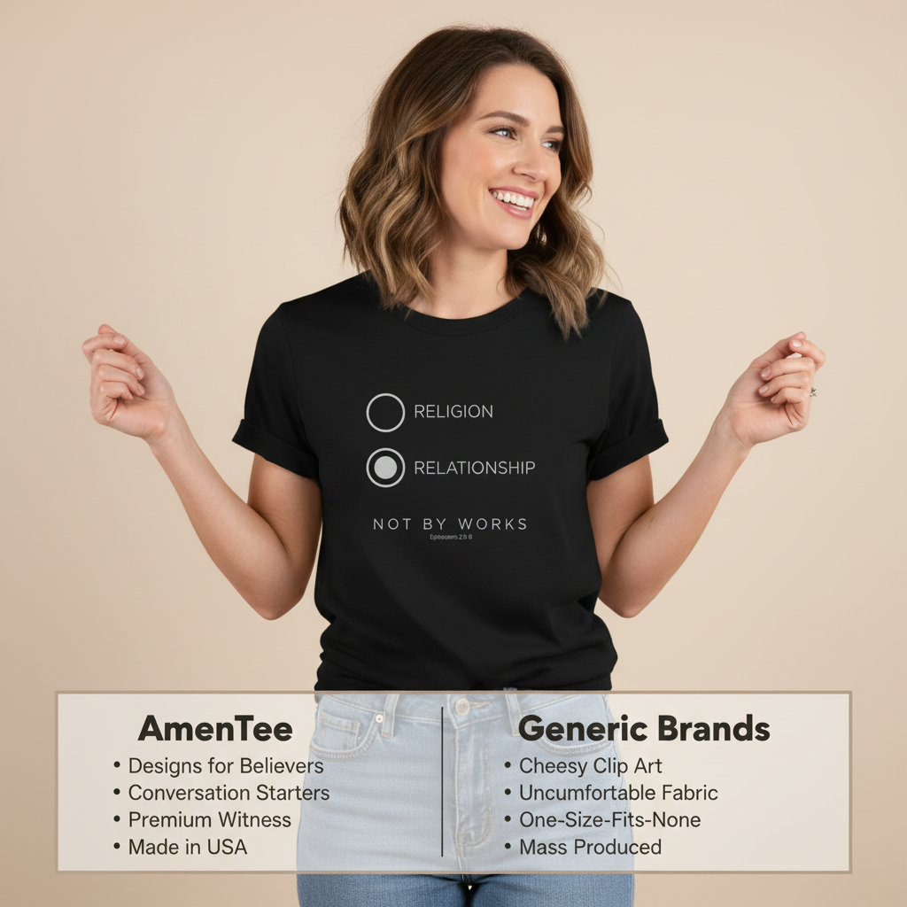Relationship Over Religion T-Shirt_product_table