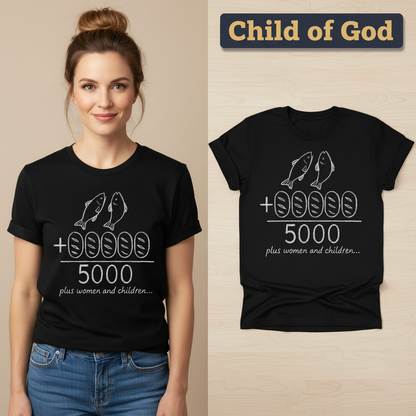 Miracle of 5000 T-Shirt_model_flat