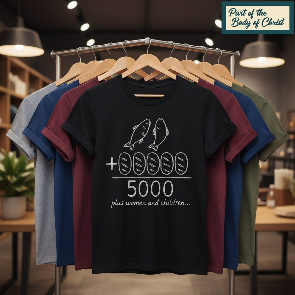 Miracle of 5000 T-Shirt_boutique_rack
