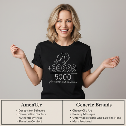 Miracle of 5000 T-Shirt_product_table