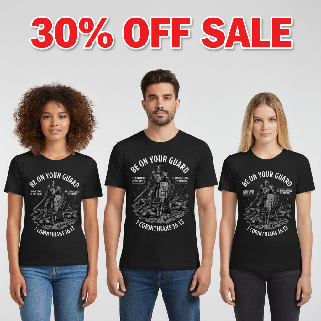 Stand Firm In The Faith T-Shirt_triple_model
