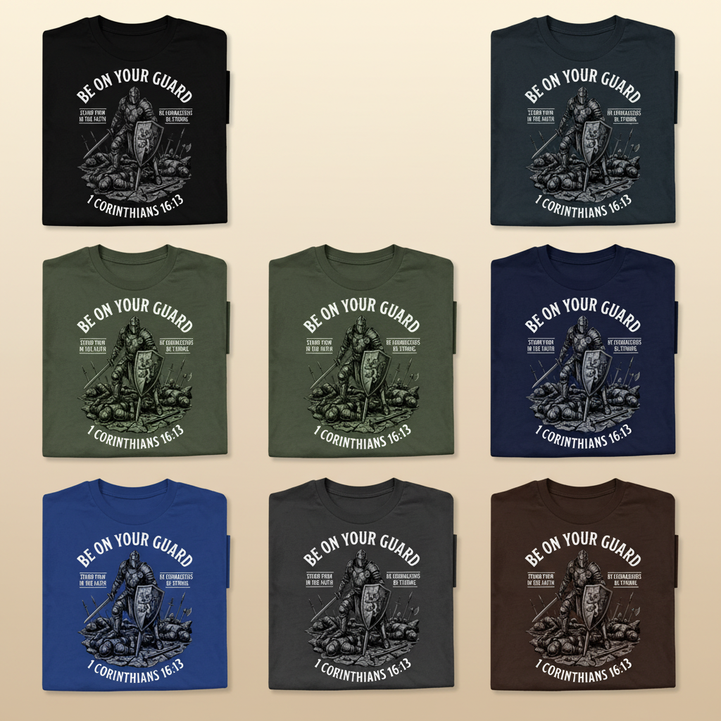 Stand Firm In The Faith T-Shirt_6color_grid