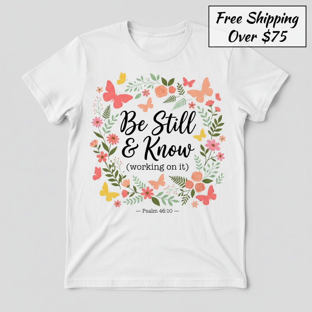Be Still & Know T-Shirt_clean