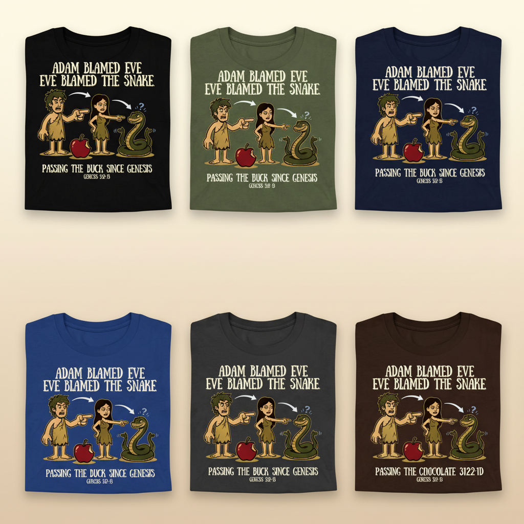 Passing the Buck T-Shirt_6color_grid