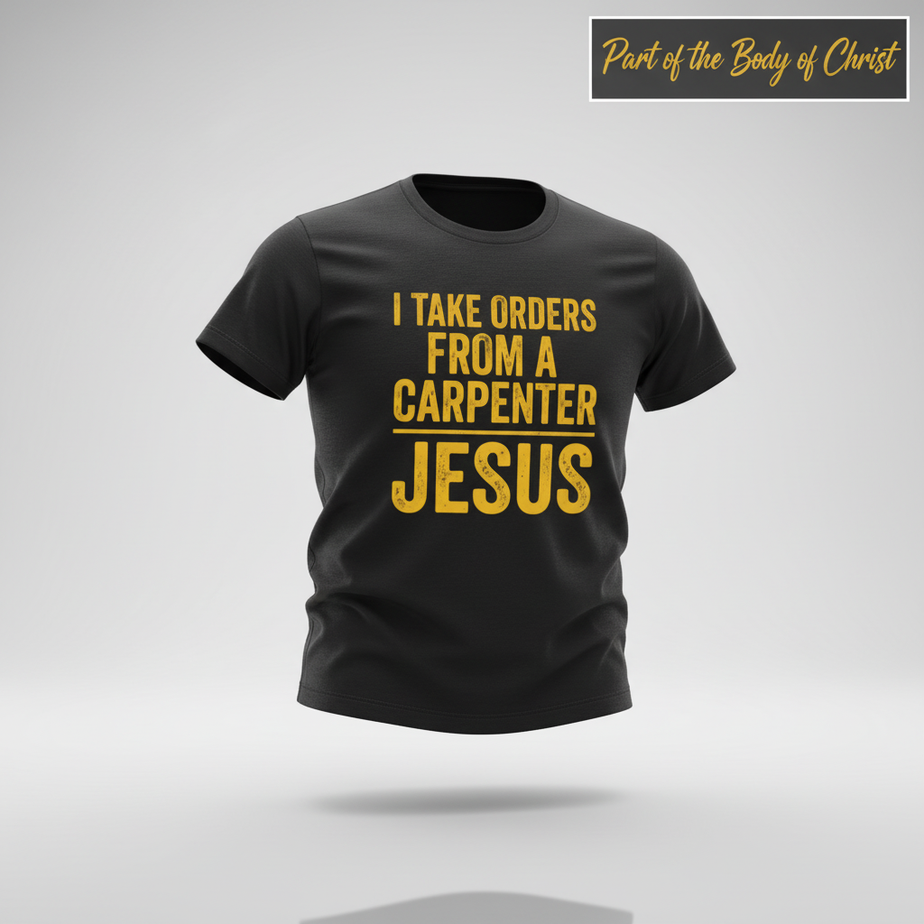 Orders From a Carpenter T-Shirt_3d_float