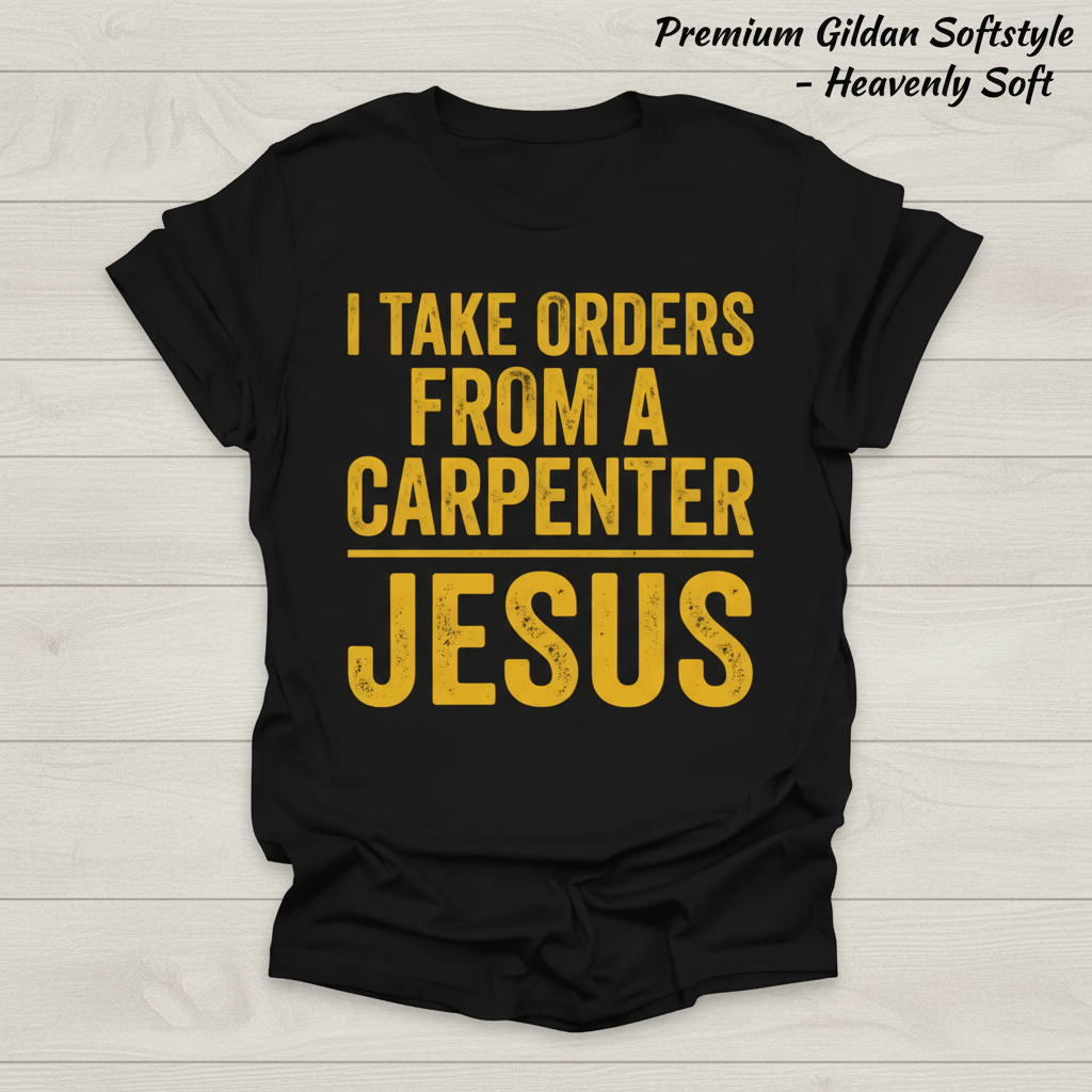 Orders From a Carpenter T-Shirt_clean